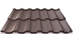 HORNVAL Střešní plechová krytina - Modulární plech H2 SUPER PLUS Deep matt 25/350